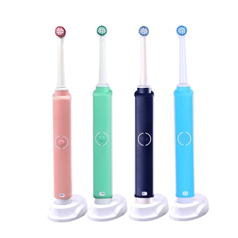 AZDENT 220V Rotating Type Electric Toothbrush Rechargeable Tooth Brush IPX7 Waterproof Deep ...