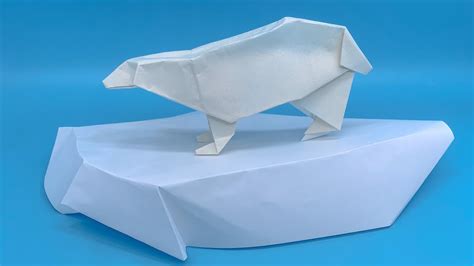 Origami Polar Bear || Easy Origami Polar Bear - YouTube