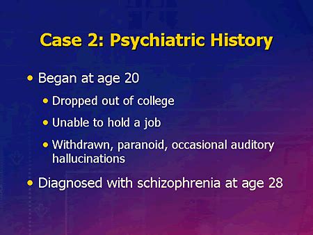 CONTOS DUNNE COMMUNICATIONS – Case study about residual schizophrenia