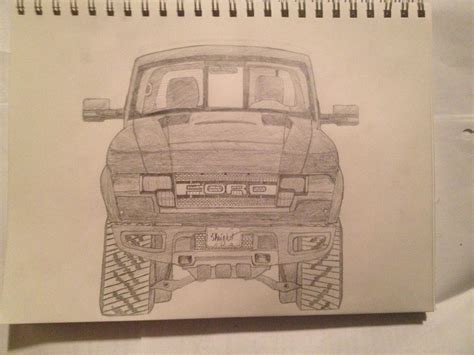 Ford Raptor Sketch at PaintingValley.com | Explore collection of Ford ...