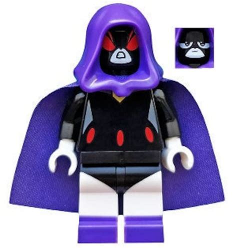 Lego MINIFIGURE Teen Titans Go Raven - Etsy