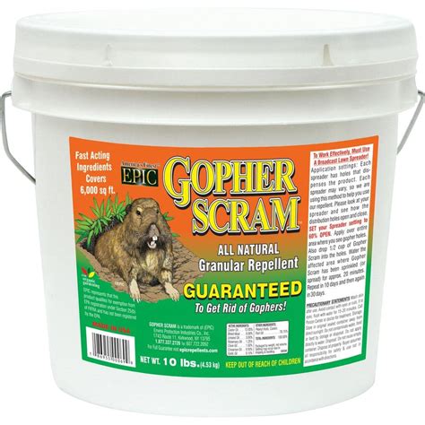 10 lbs. Granular Gopher Repellent Bucket 13010 - The Home Depot