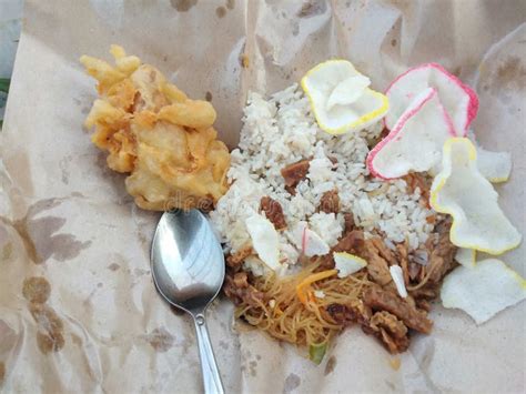 Nasi Uduk Typical Breakfast Menu from Jakarta To Indonesia Stock Image - Image of breakfast ...