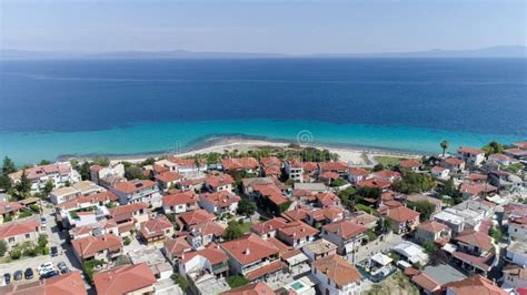 Afitos Halkidiki Greece stock image. Image of mediterranean - 159298529