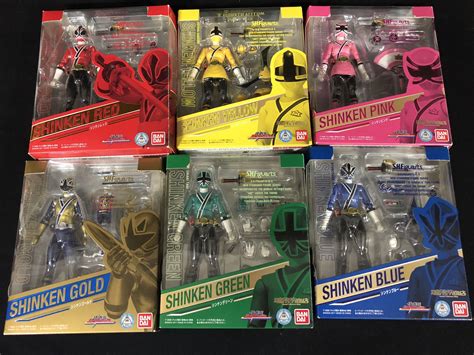 SH Figuarts SHF Samurai Sentai Shinkenger Set of 6, Toys & Games, Bricks & Figurines on Carousell