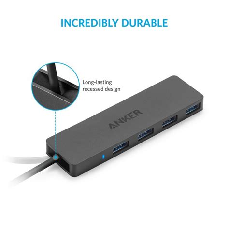 Buy Anker 4-Port Ultra Slim USB 3.0 Hub online in Pakistan.LaraibNow