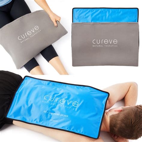 Extra Large Hot and Cold Therapy Gel Pack with Cover by Cureve (21" x ...