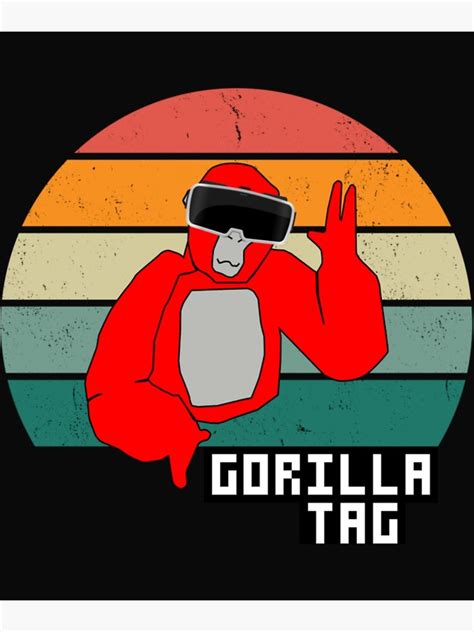 "gorilla tag pfp maker VR " Poster for Sale by eternalwildflo | Redbubble