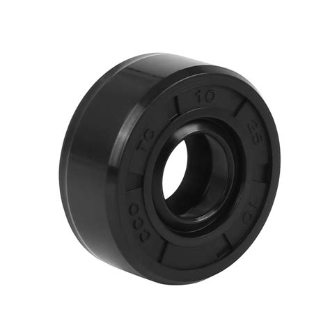 10mm x 25mm x 10mm Rubber Black Double Lip TC Oil Shaft Seal for Car Automobile - Walmart.com