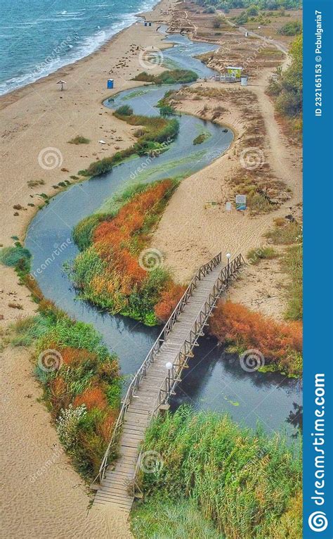 Where the River Flows into the Sea Editorial Stock Photo - Image of ...