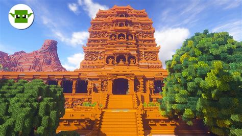 Minecraft Temple, Minecraft Ideas, Temple India, Indian Temple, Fantasy ...