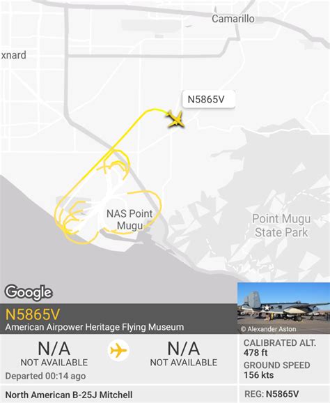 B-25 Mitchell bomber : r/flightradar24