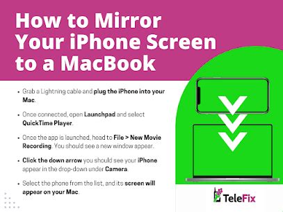 How to Mirror Your iPhone Screen to a MacBook | Telefix