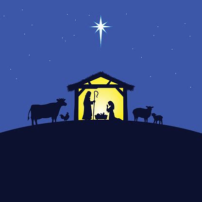 Nativity Manger Stock Illustration - Download Image Now - iStock
