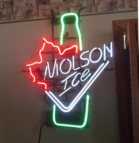 Custom Molson Ice Neon Sign Real Neon Light – Custom Neon Signs