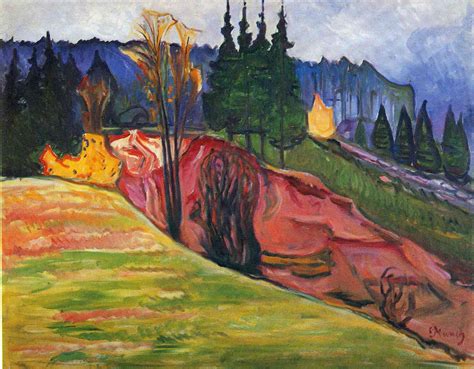 From Thuringewald - Edvard Munch - WikiArt.org - encyclopedia of visual ...