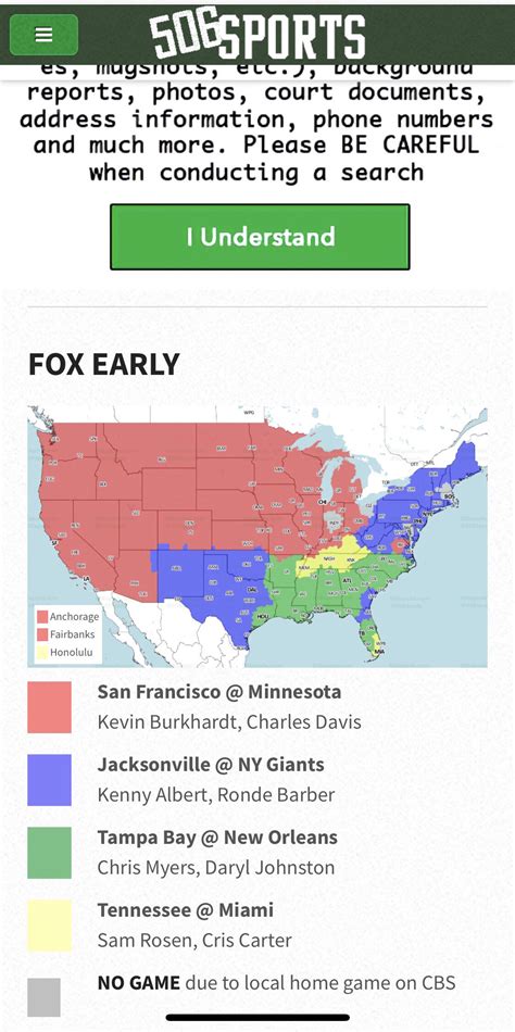 The 506 Nfl Maps Week 15