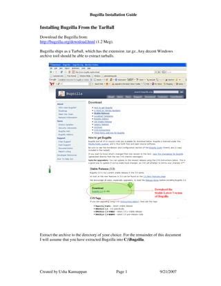 Bugzilla installation guide | PPT | Free Download