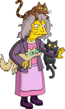 Crazy Cat Lady - Wikisimpsons, the Simpsons Wiki