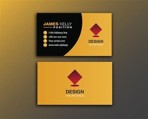 Premium Vector | Simple minimalist business card visiting card conect card
