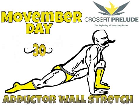 MOvember Day 30: Adductor Wall Stretch - CrossFit Prelude