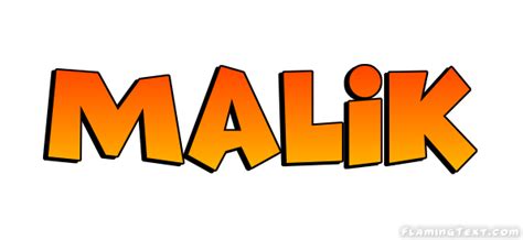 Malik Logo | Free Name Design Tool from Flaming Text