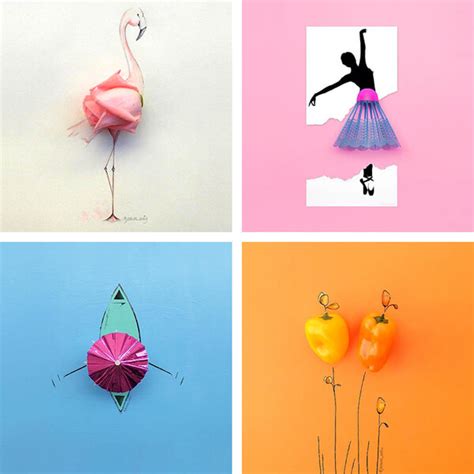 These Playful Illustrations Created With Everyday Objects Will Warm ...