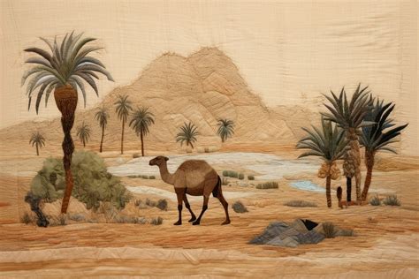 Camel oasis desert landscape outdoors | Free Photo - rawpixel