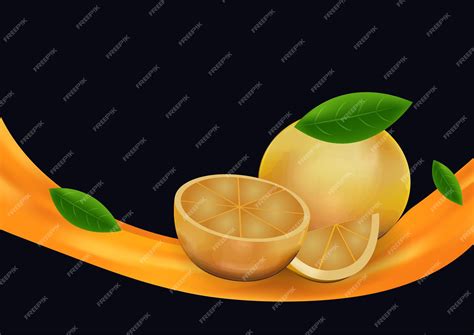 Premium Vector | Orange fruit background vector