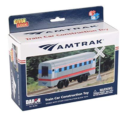 Amtrak 136 Piece Construction Toy - Fairhaven Toy Garden