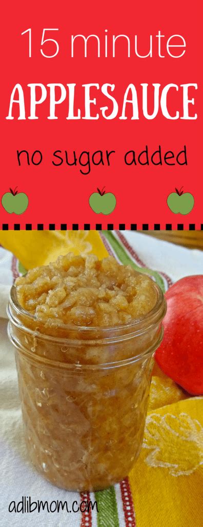 Simple Applesauce - Ad Lib Mom