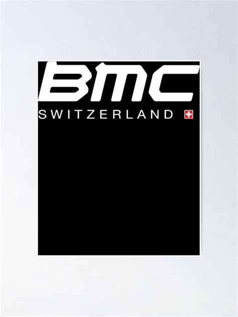 "BMC Switzerland Bikes Bicycle Logo" Poster for Sale by sheilapena ...