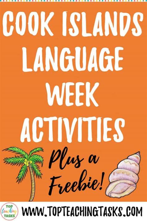 Cook Islands Language Week Activities - Top Teaching Tasks