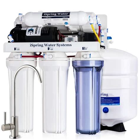 ISPRING 5-Stage 100 GPD Reverse Osmosis Water Filtration System with ...