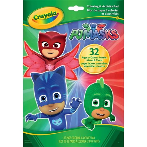 Crayola Coloring & Activity Pad, Pj Masks - Walmart.com - Walmart.com