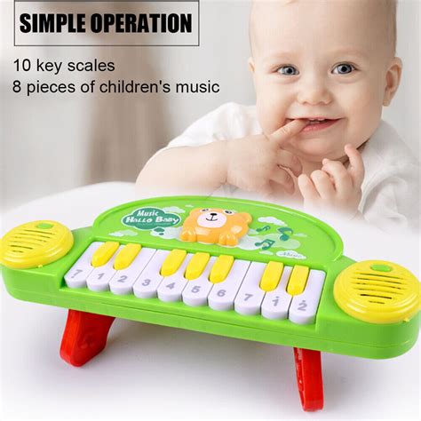 Cartoon Animal Piano Music Instrument Baby Kid Developmental Early Education Toy | eBay