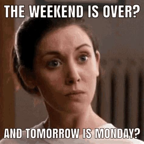 Monday Weekend GIF - Monday Weekend Shocked - Discover & Share GIFs