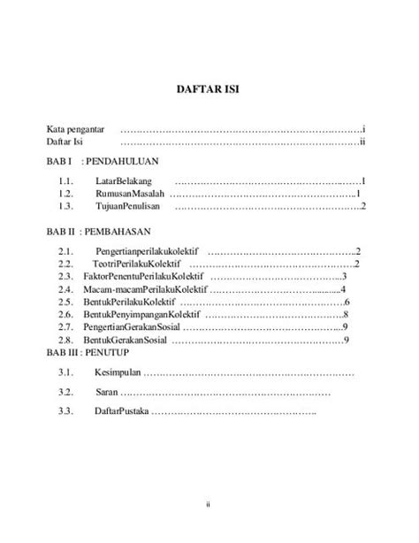 7 Contoh Daftar Isi Makalah yang Baik & Cara Membuatnya