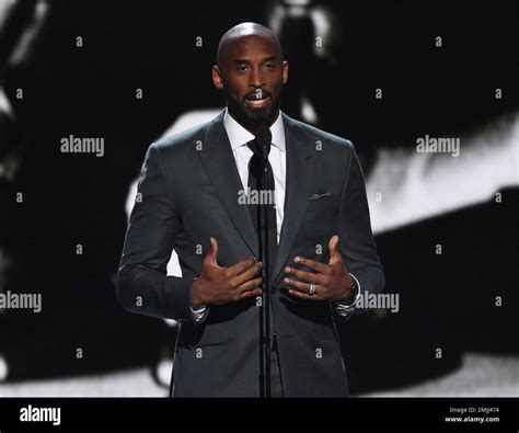 Kobe Bryant present the Arthur Ashe award for courage at the ESPY ...