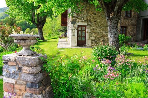 Garden in the French Countryside Stock Image - Image of countryside, farm: 1983995