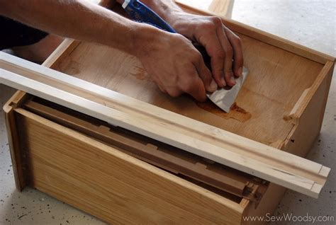 {Modifying} Classic Wood Center Mount Drawer Slides - Sew Woodsy