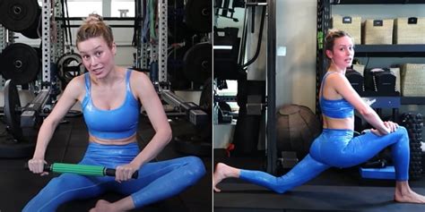 Get Brie Larson's Post-Workout Stretching, Recovery Routine | POPSUGAR Fitness