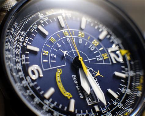 [Citizen Nighthawk] Blue Angels edition on a macro lens : r/Watches
