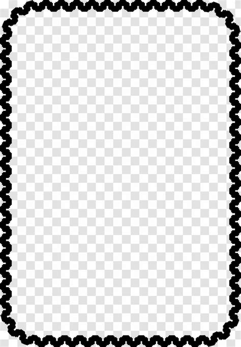 Microsoft Word Document Template Clip Art - Black - A4 Transparent PNG