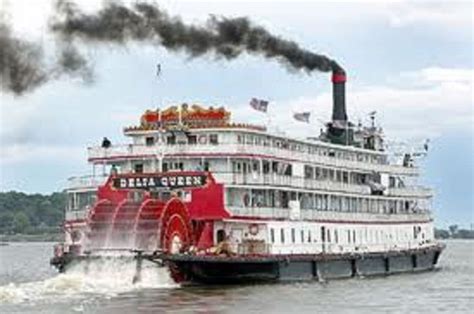 Delta Queen paddleboat in New Orleans, Louisiana - we took a tour ride on the Mississippi River ...