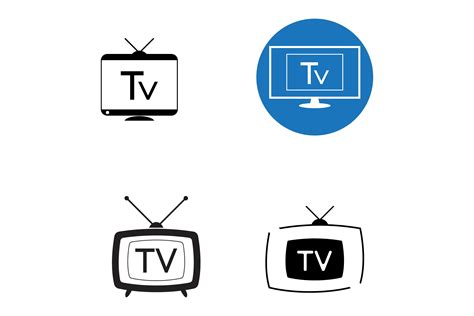 Tv Logo Vector Template Graphic by abi pandu · Creative Fabrica