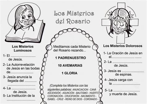 ® Blog Católico Navideño ®: LOS MISTERIOS DEL SANTO ROSARIO PARA ...