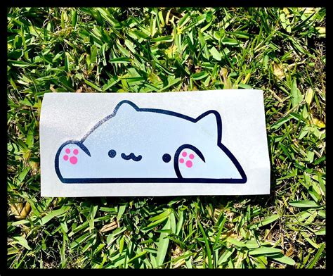 Bongo Cat Vinyl Decal | Etsy