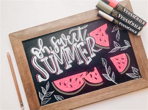 Stuck with a blank chalkboard? Here are 3 adorable ideas to get you started