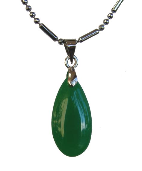 Chinese Jade Pendants - Drop Shape Jade Pendant - Walmart.com